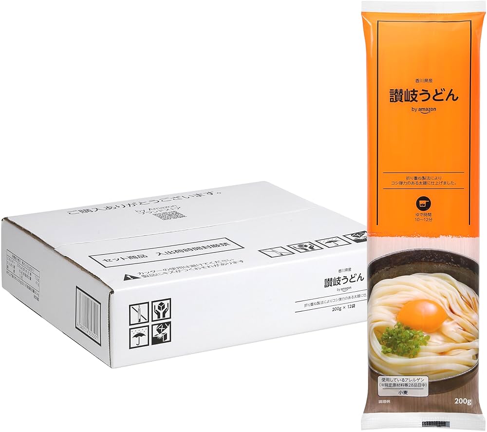 Amazon.co.jp: by Amazon 讃岐うどん200g×12袋 : 食品・飲料・お酒